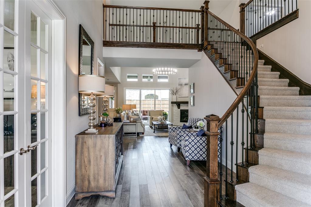 1801 Wichita Drive Prosper, TX 75078 - Photo 10 of 36 a view of entryway and hall with wooden floor