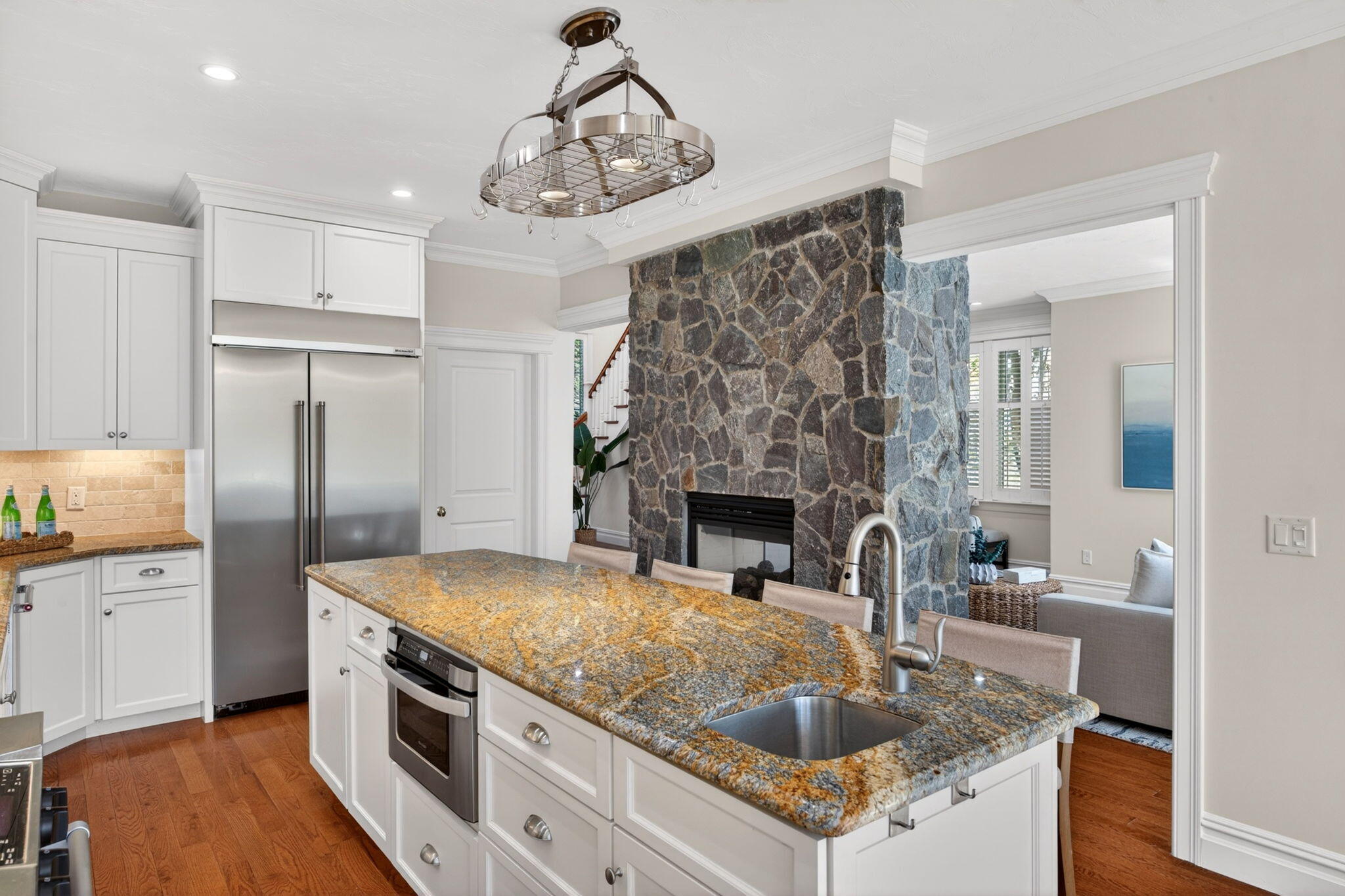 2 Quinns Way, Unit 2 Mashpee, MA 02649 - Photo 20 of 49 kitchen fireplace