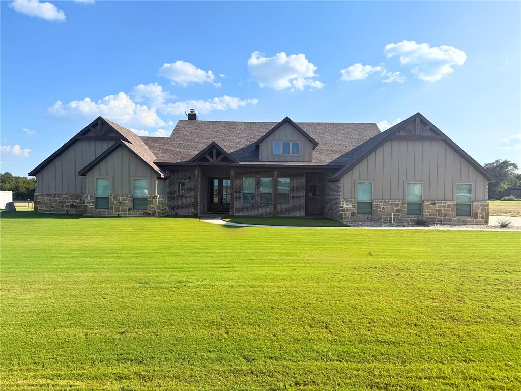2017 Antler Loop Poolville, TX 76487 - Photo 1 of 1 a view of a house with a swimming pool