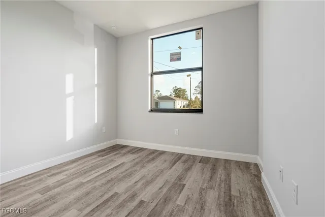 wooden floor in an empty room