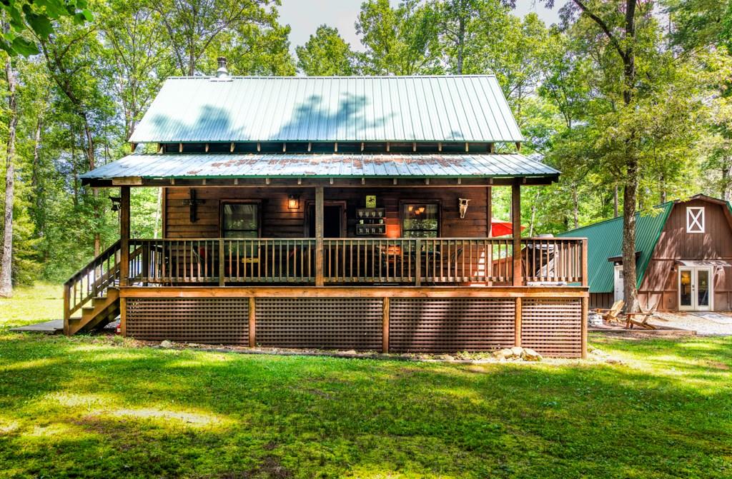 front view of house with a yard