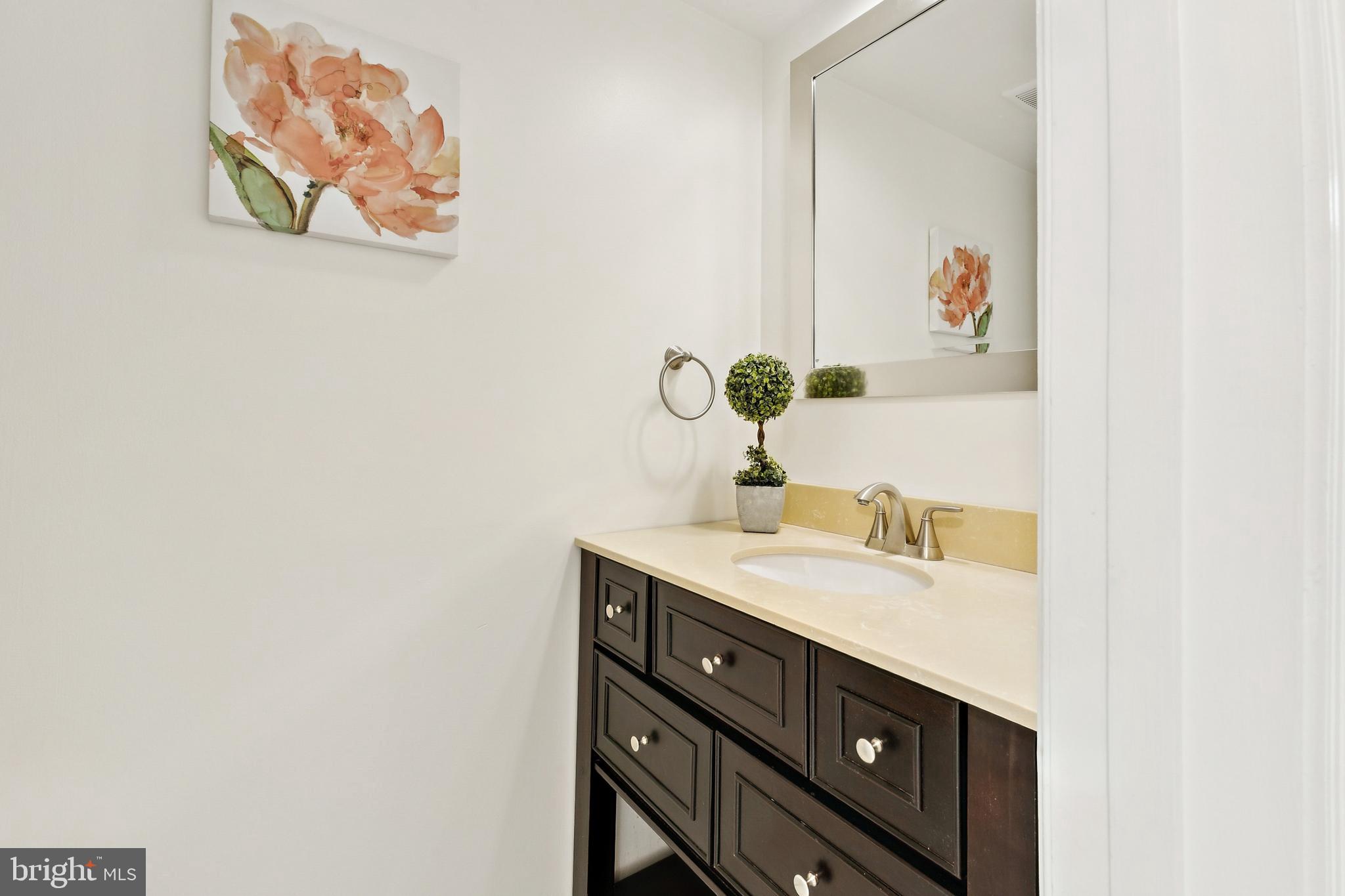 9896 Cardinal Road Fairfax, VA 22030 - Photo 15 of 44 a bathroom with a sink and a mirror