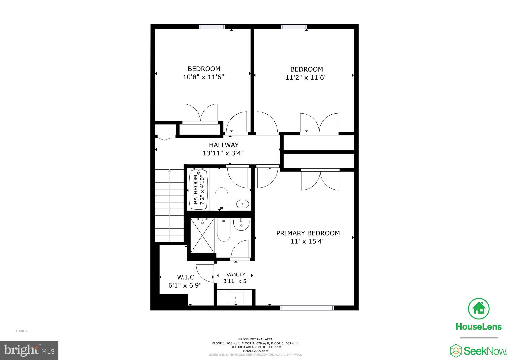 9896 Cardinal Road Fairfax, VA 22030 - Photo 42 of 44 a picture of a floor plan