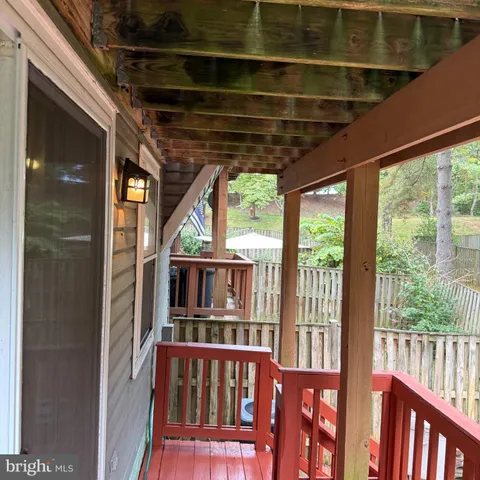 a view of deck with wooden floor and outdoor space