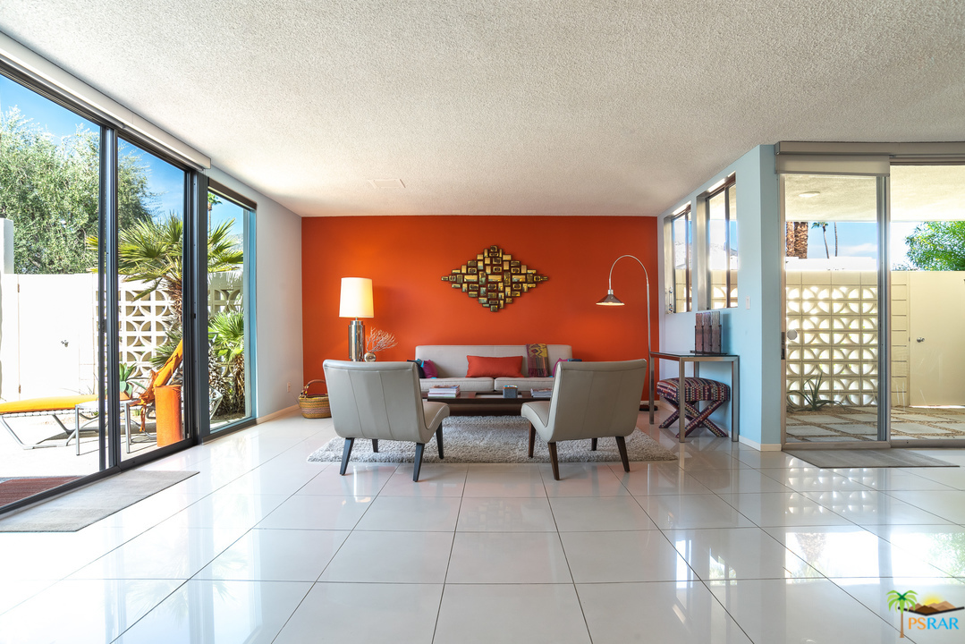 Modern interiors with walls of glass