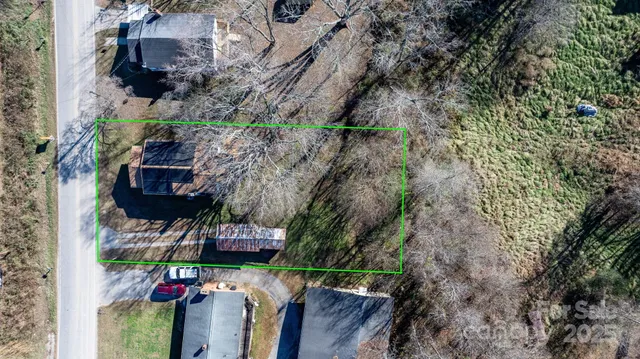 a view of a wooden door