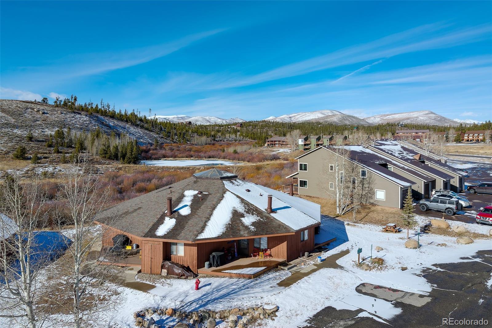 105 County Road, Unit 20 Grand Lake, CO 80447 - Photo 16 of 16 a view of a city from a terrace