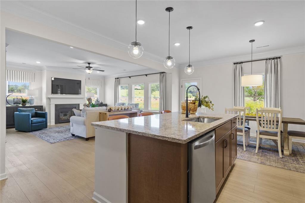 156 Saddle Ridge Trail Jasper, GA 30143 - Photo 18 of 45 a kitchen with lots of counter top space