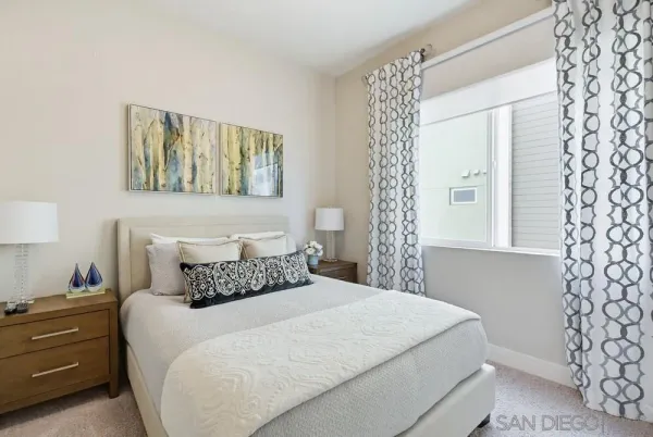 a view of bedroom with furniture and toys