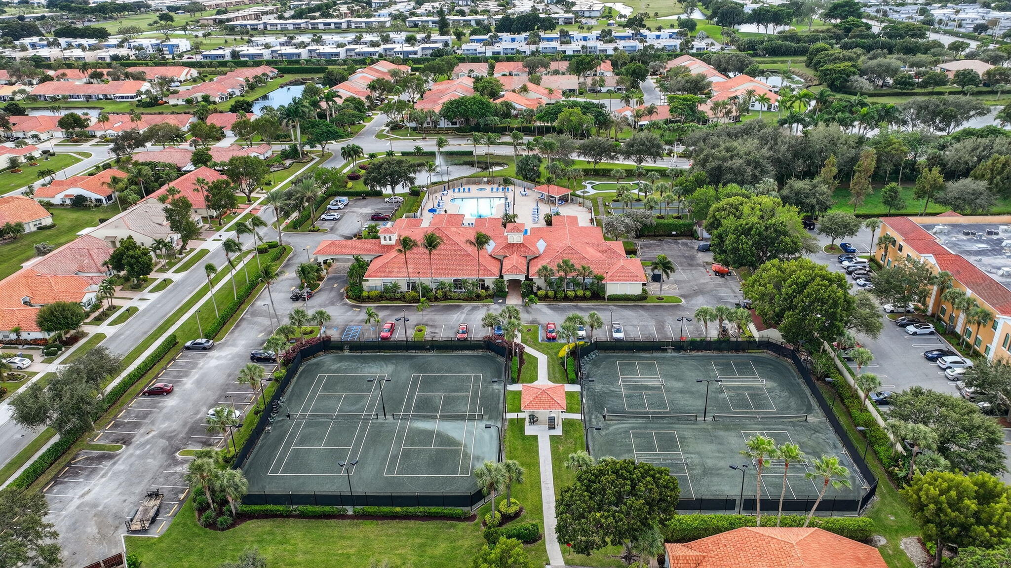 6253 Heliconia Road Delray Beach, FL 33484 - Photo 47 of 85 an aerial view of residential houses with outdoor space