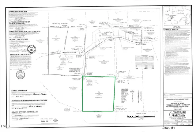 $349,900 | 0 Redgate Road, Pittsboro, NC 27312