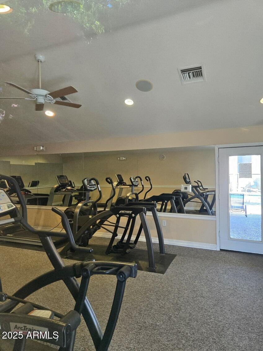 1720 East Thunderbird Road, Unit 2015 Phoenix, AZ 85022 - Photo 23 of 25 a view of a room with gym equipment