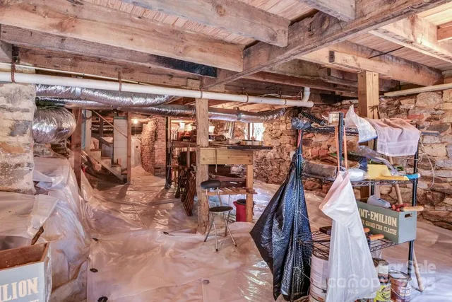 a view of a storage room