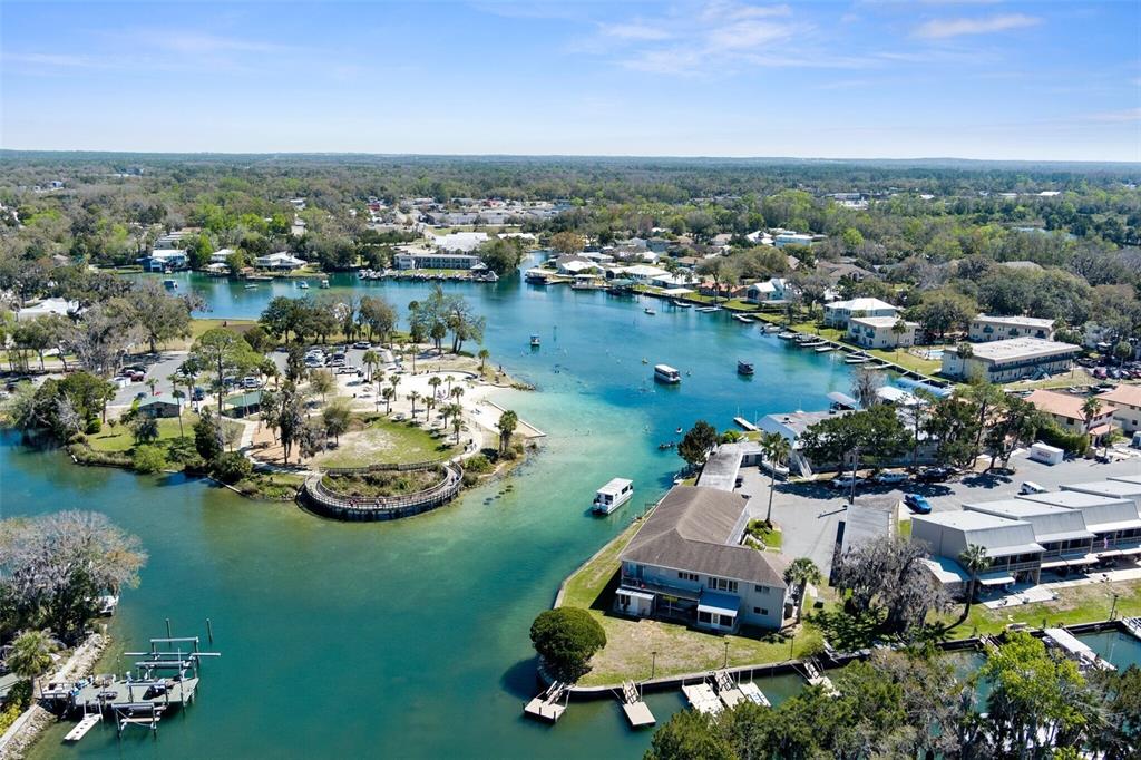 30 Southeast Valare Lane, Unit 102B Crystal River, FL 34429 - Photo 11 of 47 an aerial view of a house with a lake view