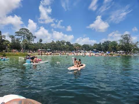 30 Southeast Valare Lane, Unit 102B Crystal River, FL 34429 - Photo 10 of 47 a view of a lake with houses in the back