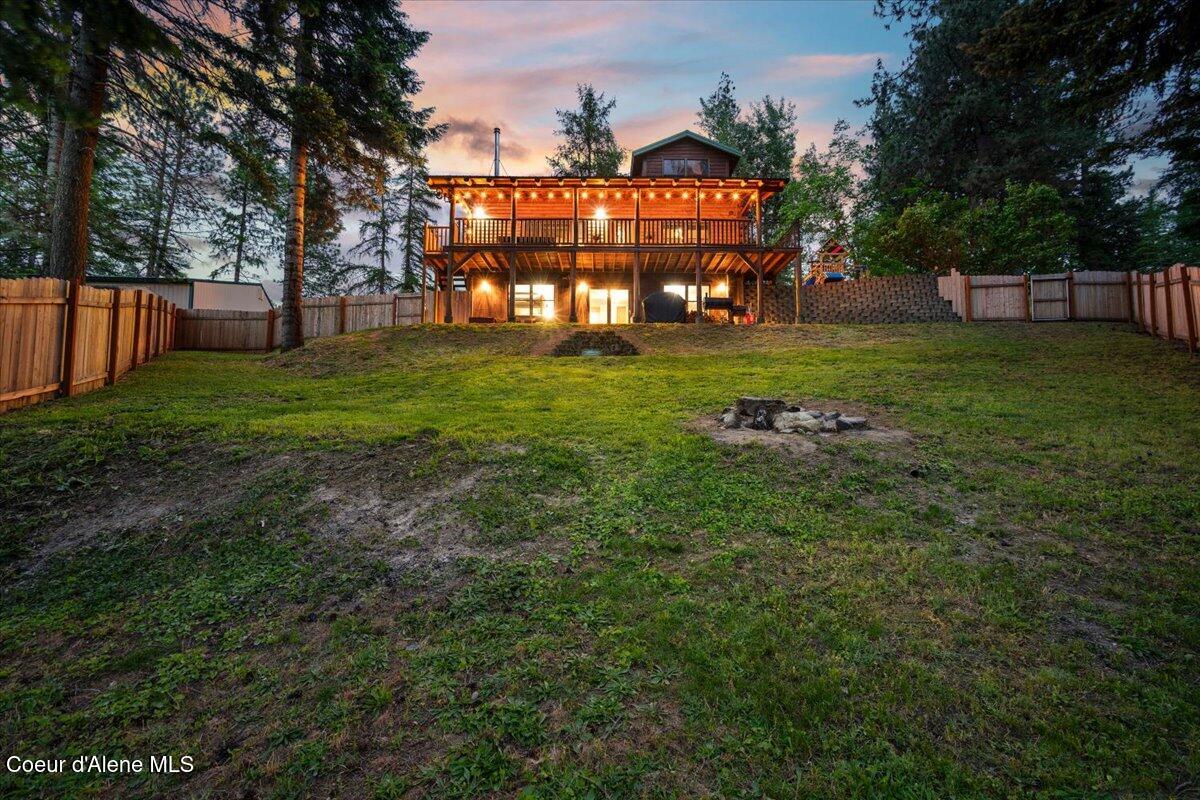 14751 North Smith Avenue Rathdrum, ID 83858 - Photo 33 of 44 67-Twilight Back of Home