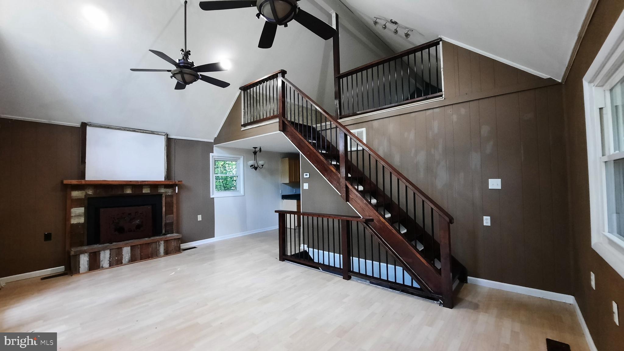 461 Chipmunk Trail Lane Linden, VA 22642 - Photo 5 of 26 a view of entryway and hall with wooden floor