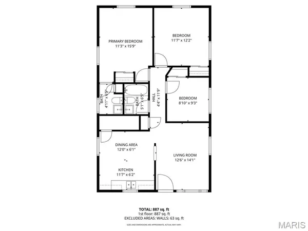 $159,500 | 5531 Maple Avenue, St. Louis, MO 63112