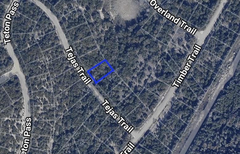 20608 Tejas Trail Leander, TX 78645 - Photo 1 of 3 Map / location featuring property parcel outlined