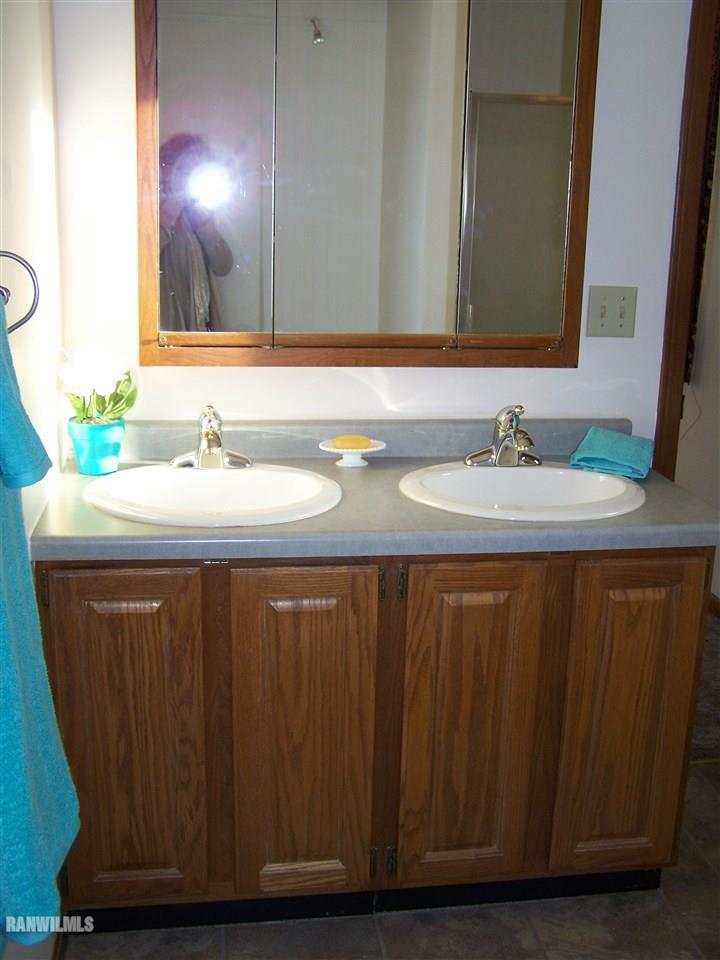 9833 Becker Road Savanna, IL 61074 - Photo 16 of 25 a bathroom with a sink and a mirror