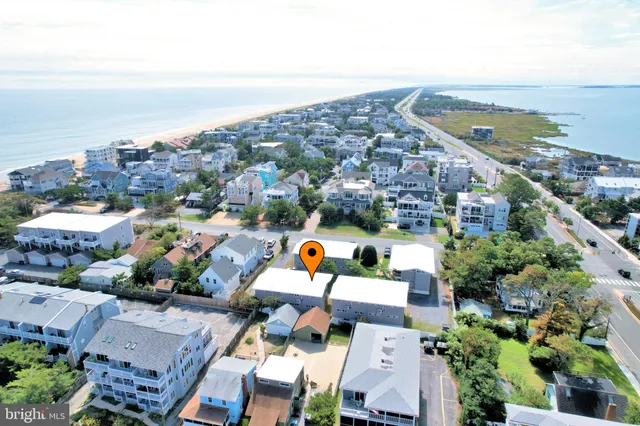 an aerial view of a city with lots of residential buildings