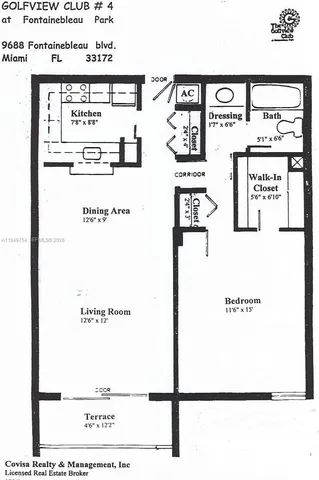 $1,825 | Fountainebleau, Miami, FL 33172