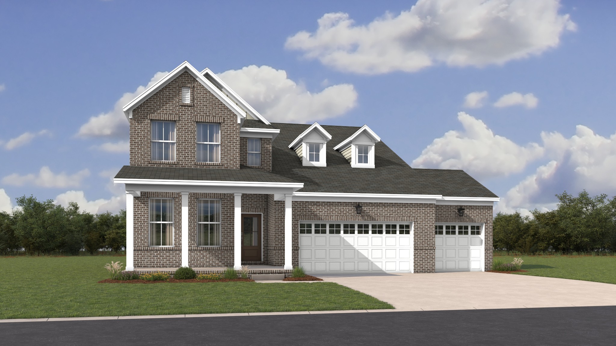 1513 Cherry Tree Lane Mount Juliet, TN 37122 - Photo 1 of 29 a front view of a house with a garden