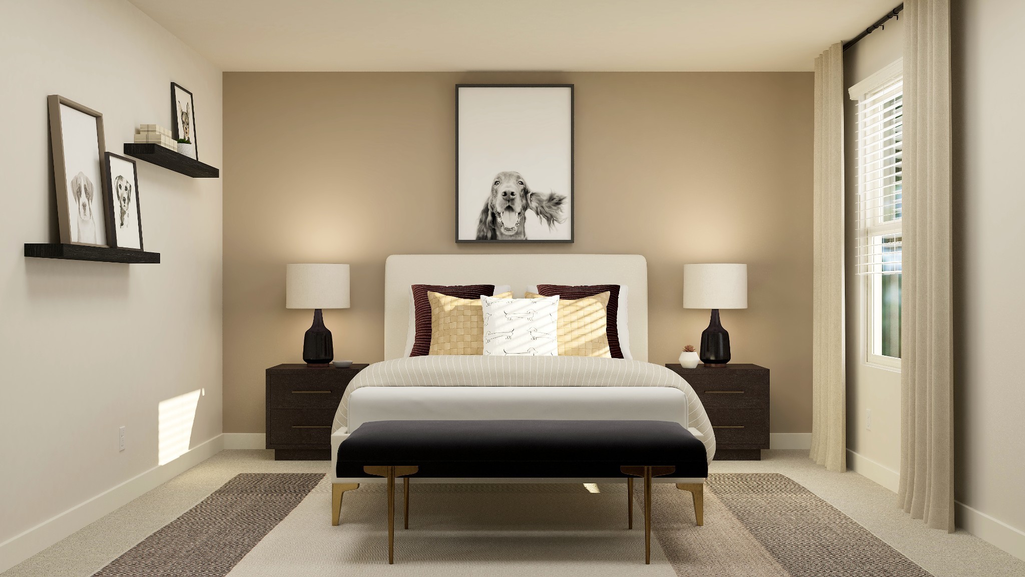 1513 Cherry Tree Lane Mount Juliet, TN 37122 - Photo 19 of 29 a bedroom with a bed and wooden floor