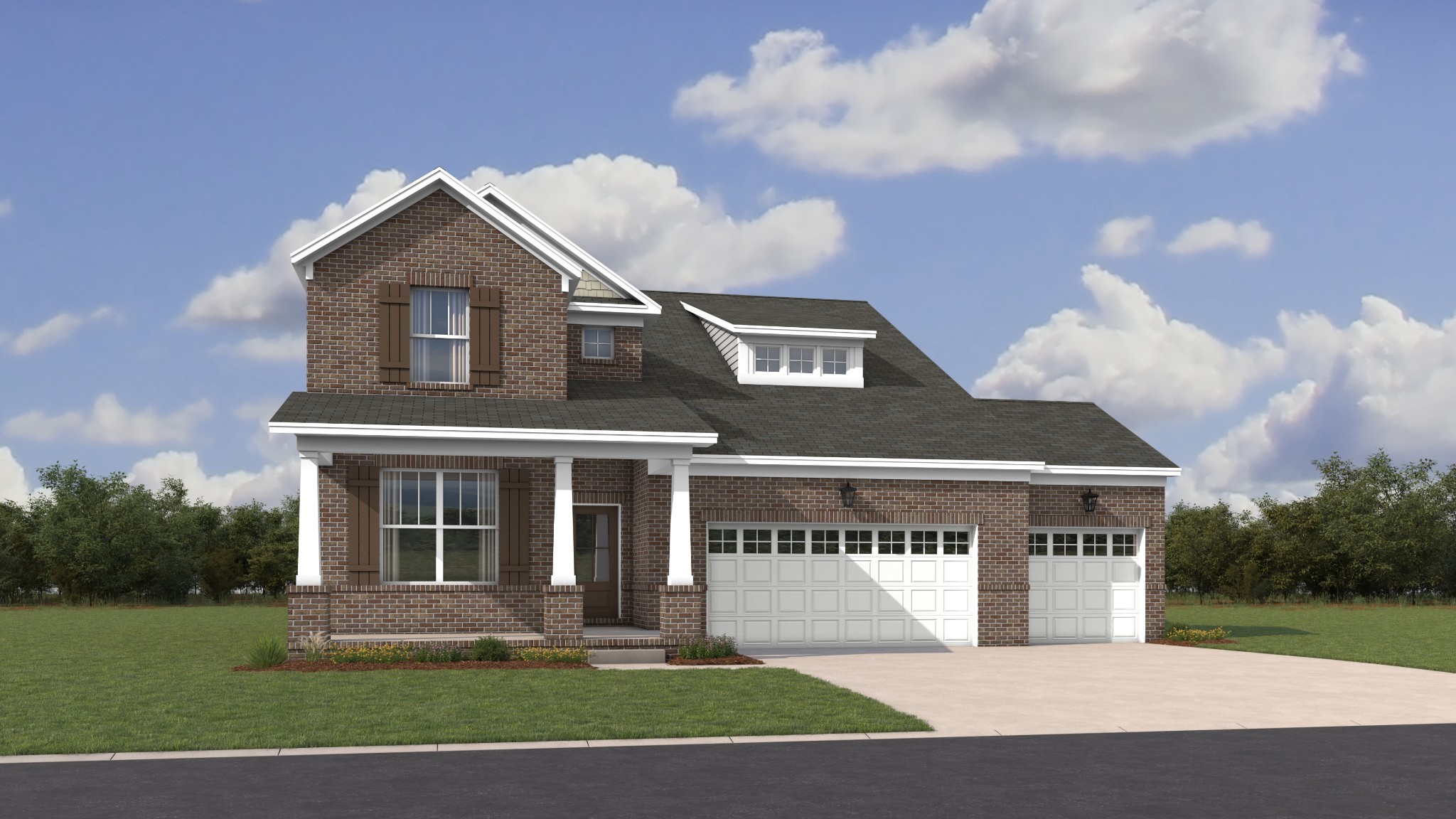 1513 Cherry Tree Lane Mount Juliet, TN 37122 - Photo 3 of 29 a front view of a house with a yard