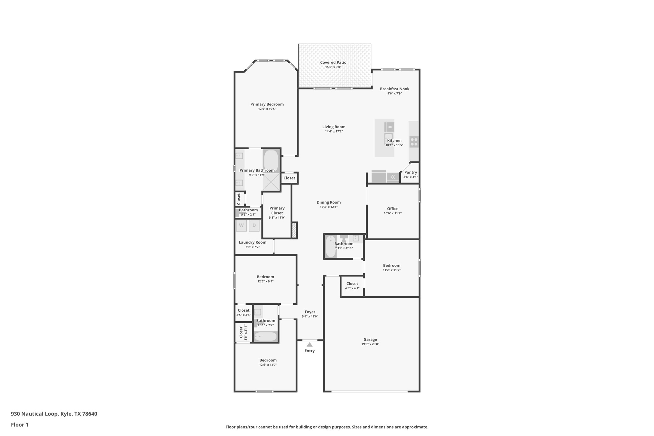 930 Nautical Loop Kyle, TX 78640 - Photo 25 of 25 Well designed floor plan providing lots of flexibility for all the spaces you need!