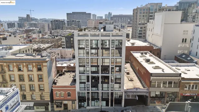 a view of a city with tall buildings