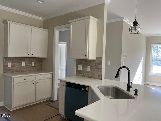 18 Alex Acres Way Selma, NC 27576 - Photo 6 of 13 a kitchen with granite countertop a sink and white cabinets