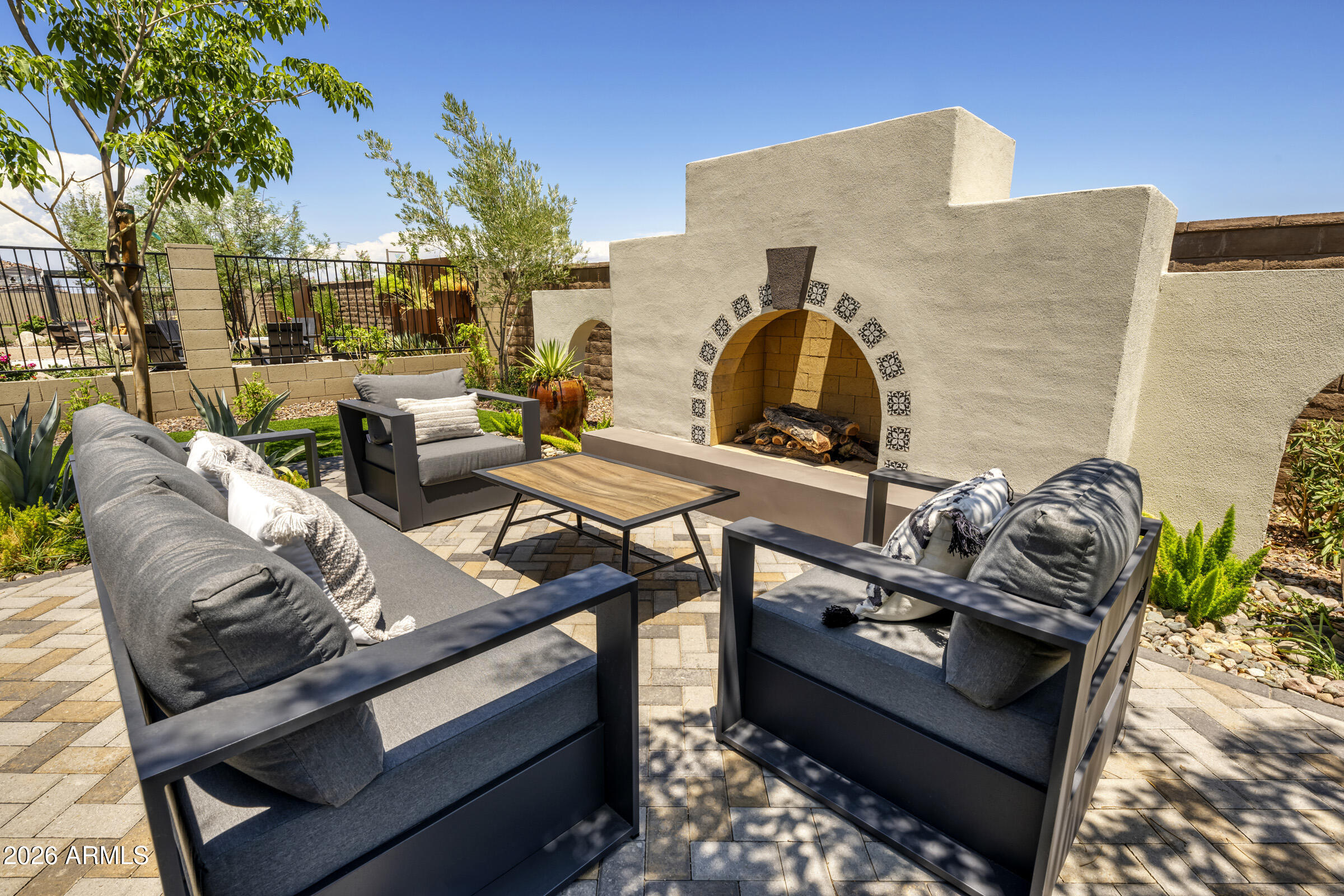 5729 South Quartz Street Gilbert, AZ 85298 - Photo 19 of 20 a view of a roof deck with furniture
