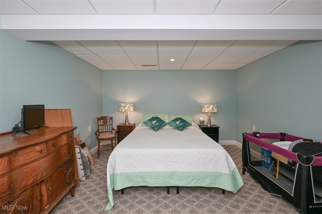 4902 Foote Road, Unit 33 Medina, OH 44256 - Photo 31 of 46 Carpeted bedroom with a paneled ceiling