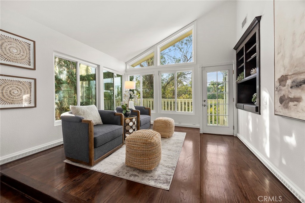 6641 East Canyon Hills Road Anaheim Hills, CA 92807 - Photo 26 of 44 a living room with furniture and a large window