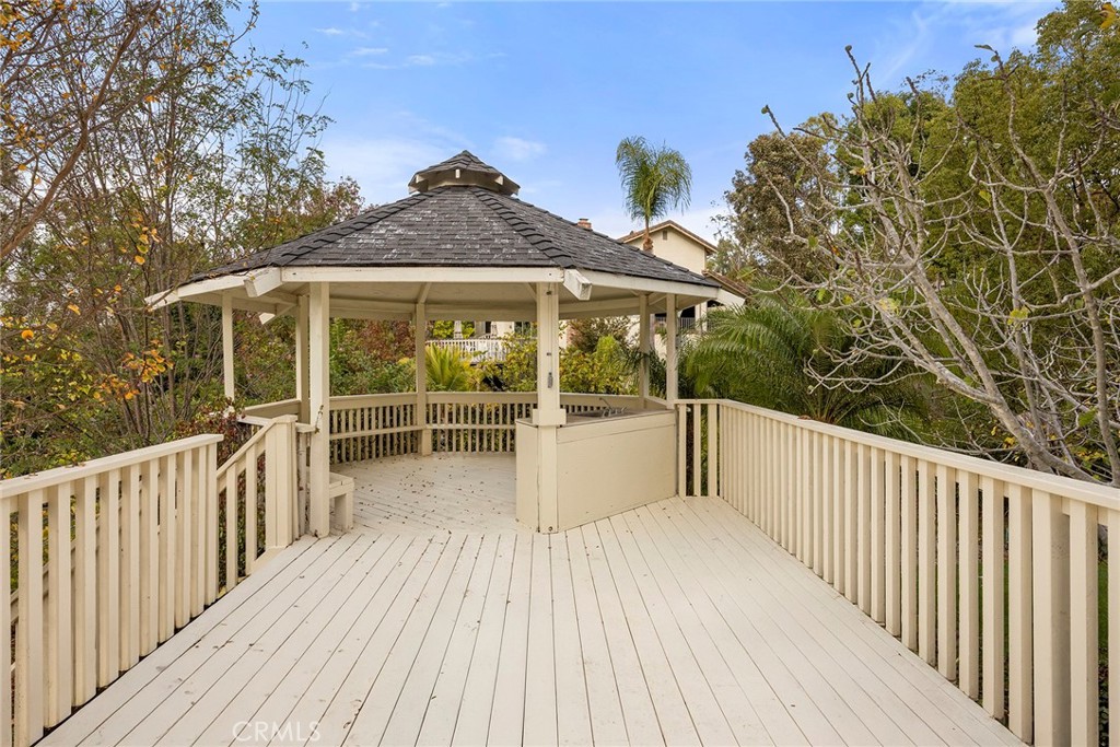 6641 East Canyon Hills Road Anaheim Hills, CA 92807 - Photo 38 of 44 a view of a house with wooden deck