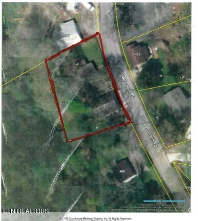 450 Cedar Hill Road Celina, TN 38551 - Photo 58 of 60 AERIAL MAP