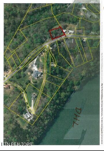 450 Cedar Hill Road Celina, TN 38551 - Photo 60 of 60 NEIGHBORHOOD MAP WITH DHL