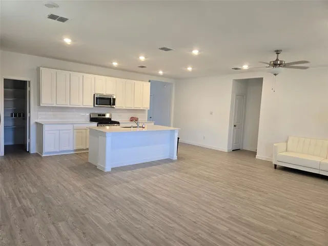 a view of a green field