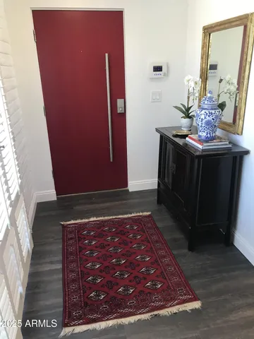 a view of an entryway