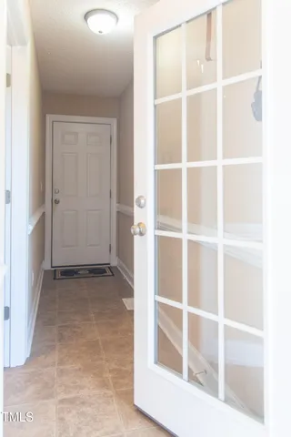 a view of a room with a empty space