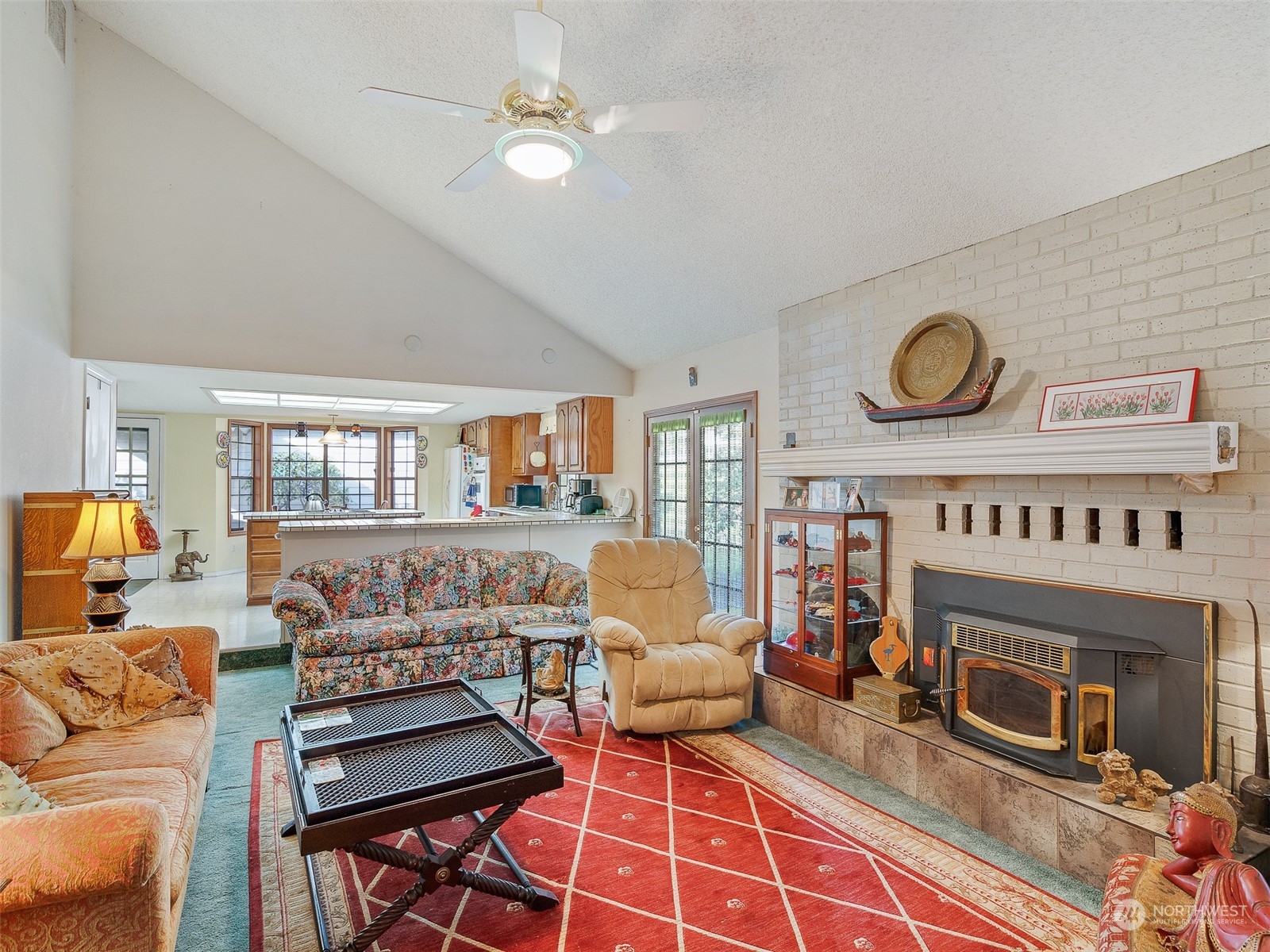 5814 Northwest 169th Street Ridgefield, WA 98642 - Photo 6 of 40 a living room with furniture and a fireplace