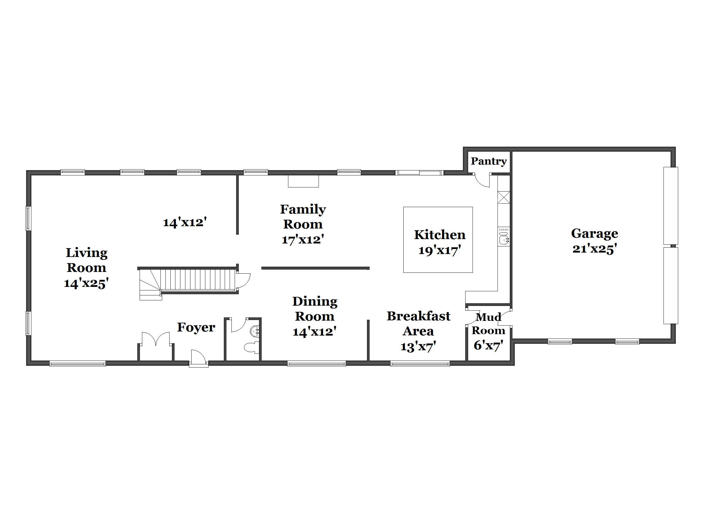25 Princes Pine Road Norwalk, CT 06850 - Photo 28 of 29 FLOOR PLAN 1ST FL