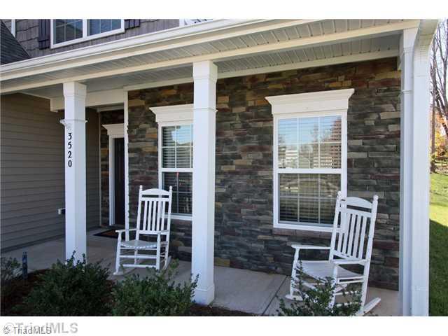 3520 Lamplight Way High Point, NC 27265 - Photo 2 of 16 Exterior Front. Rocking Chair Porch