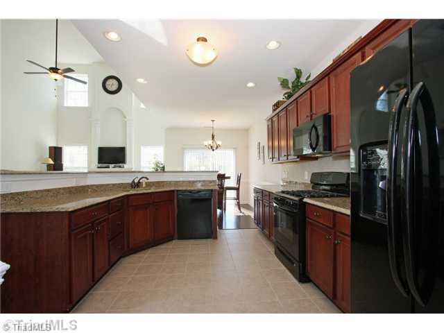 3520 Lamplight Way High Point, NC 27265 - Photo 3 of 16 Kitchen. Gorgeous kitchen. Note counter tops