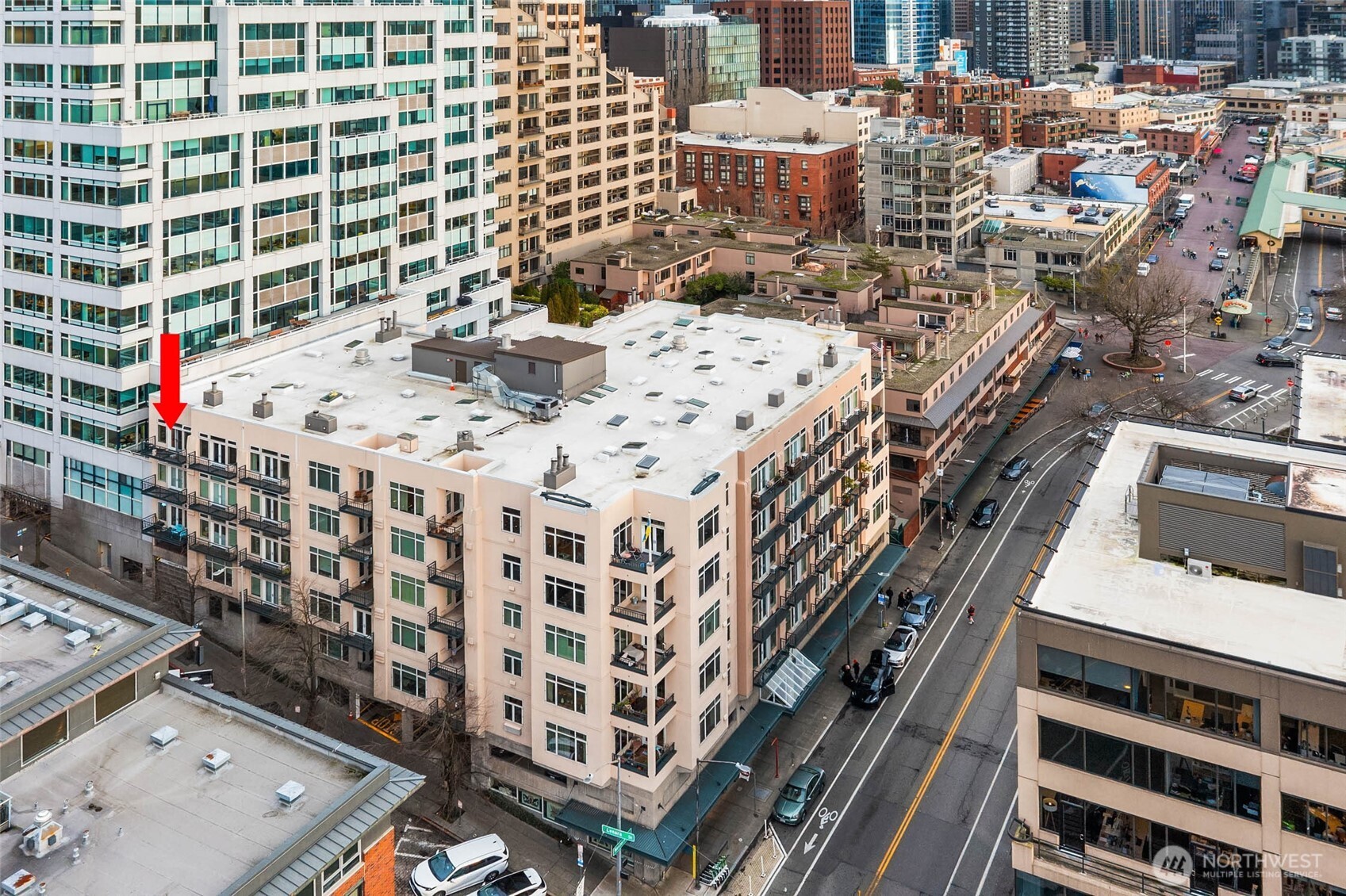 2030 Western Avenue, Unit 701 Seattle, WA 98121 - Photo 22 of 27 a picture of city view