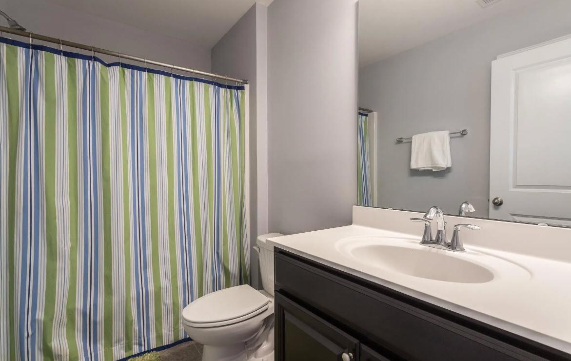 114 Willow View Lane Apex, NC 27539 - Photo 27 of 34 a bathroom with a sink a toilet and a mirror