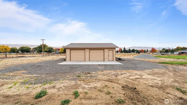 a view of open space with city view
