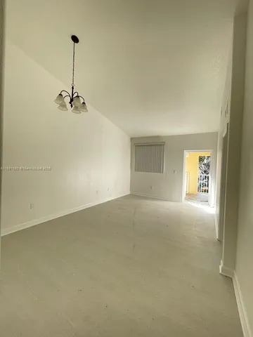 an empty room with a empty space