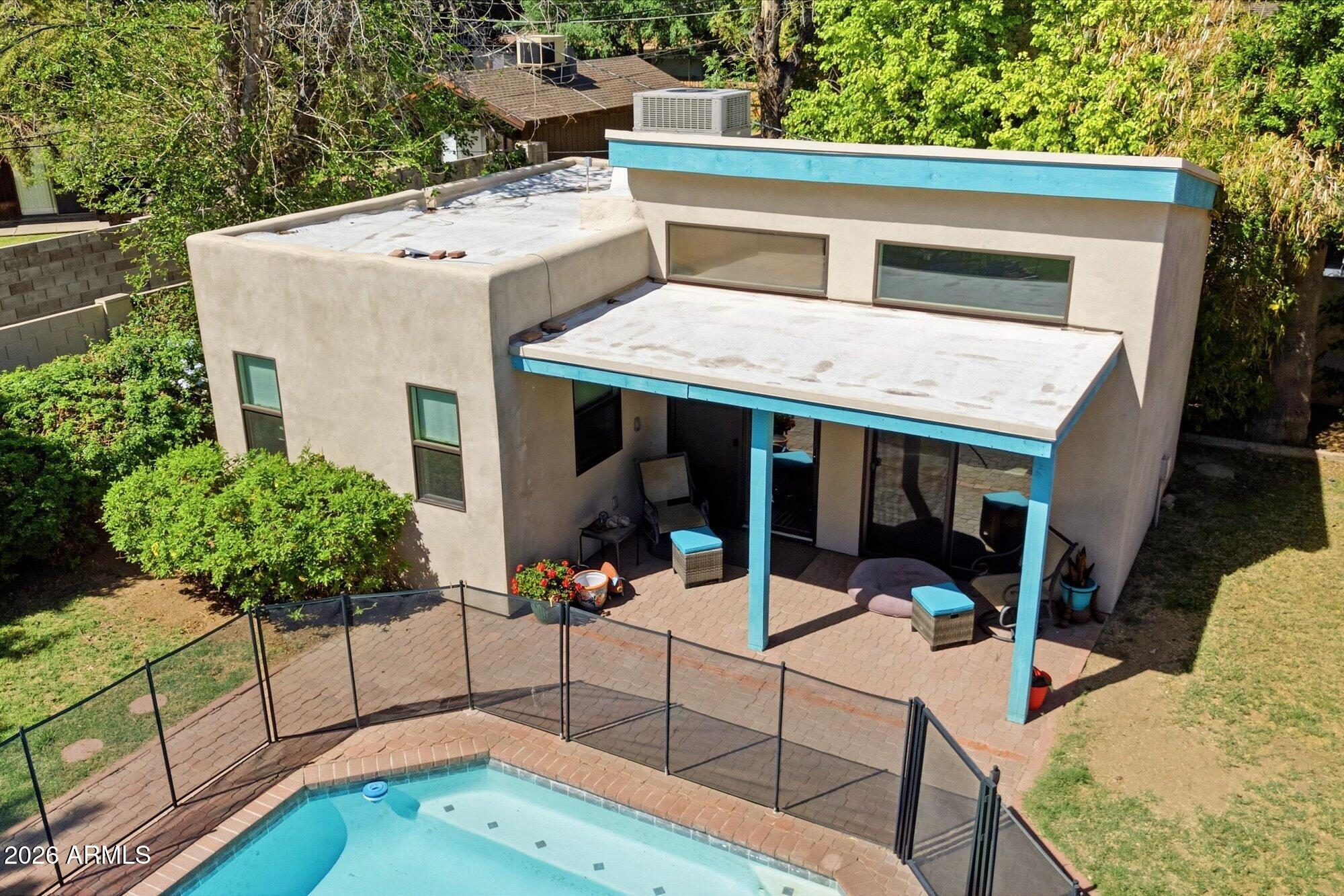 8324 North 8th Avenue Phoenix, AZ 85021 - Photo 25 of 39 aerial view of a house with porch and furniture